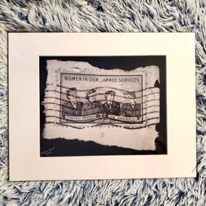 Vintage Postage Stamp Photo